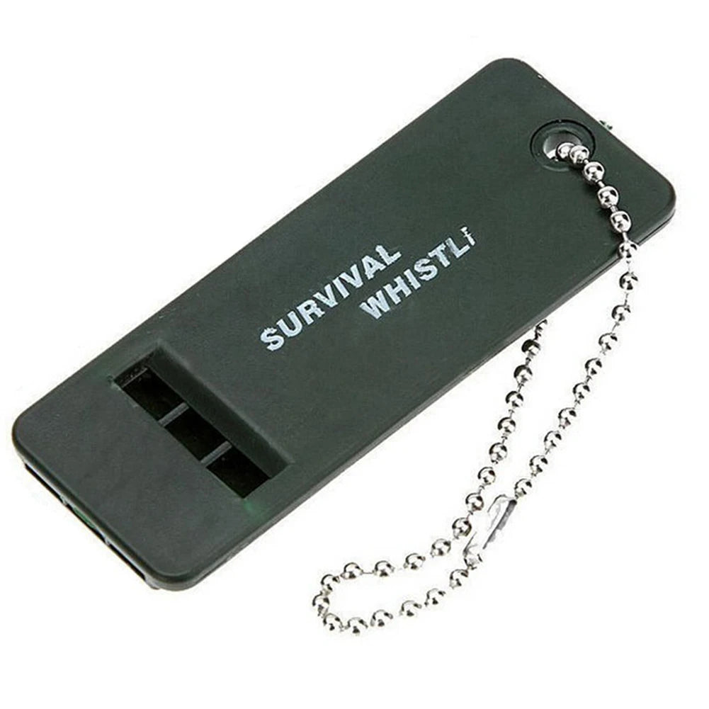 High Decibel 3-Frequency Survival Whistle – Emergency Tool for Hiking, Camping, Hunting